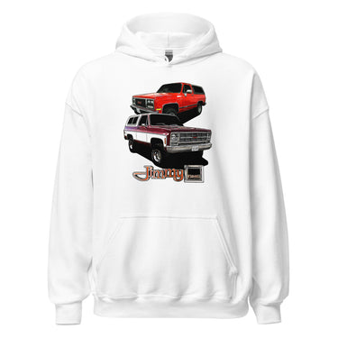 Square Body GMC Jimmy Sweatshirt in white
